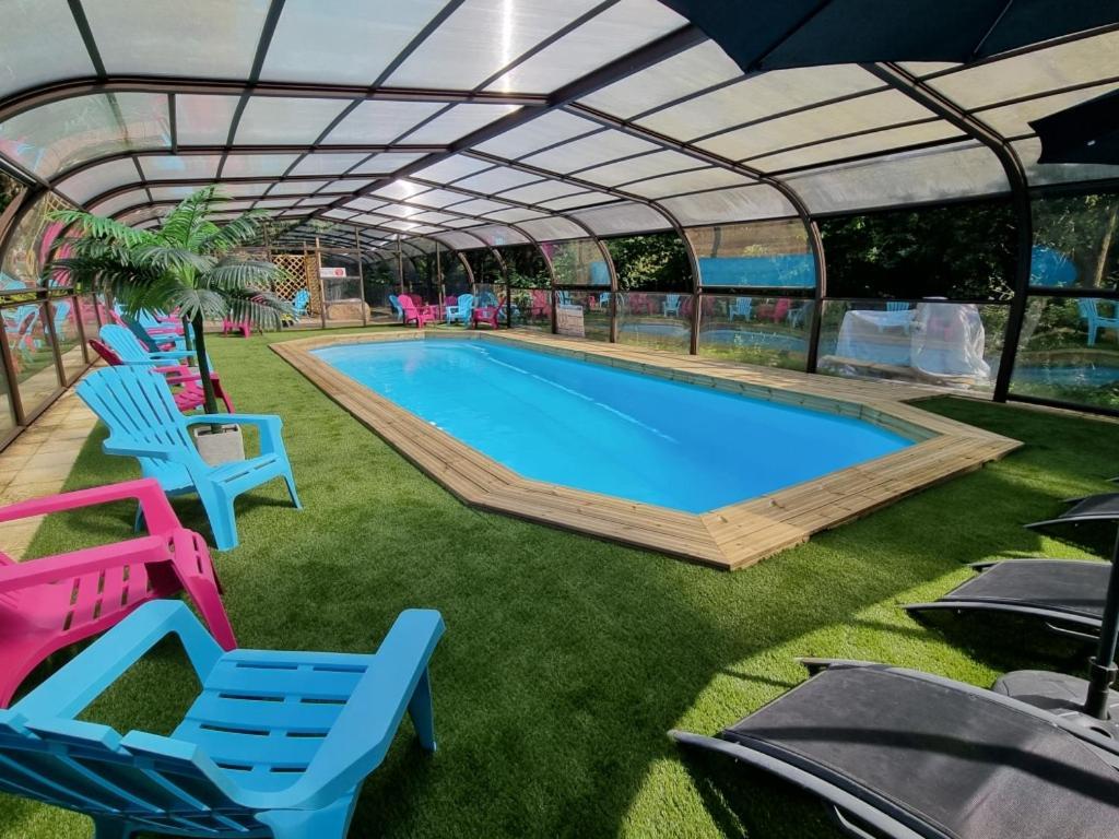 Les Chalets De Saumur, Piscine & Parc Boise, 100M Du Cadrenoir エクステリア 写真